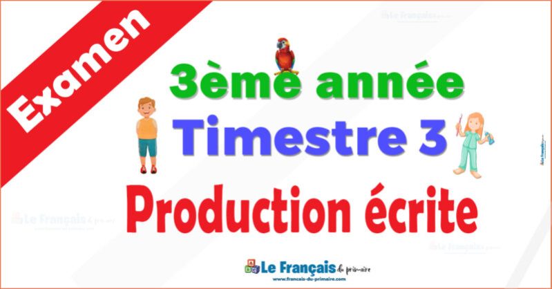 Examen Production Crite Me Ann E Exemple Me Trimestre Le