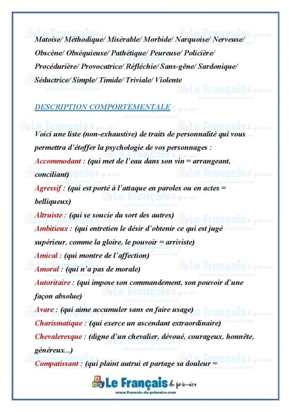 Vocabulaire Pour D crire Une Personne Le Fran ais Du Primaire vocabulaire-pour-d-crire-une-personne-le-fran-ais-du-primaire