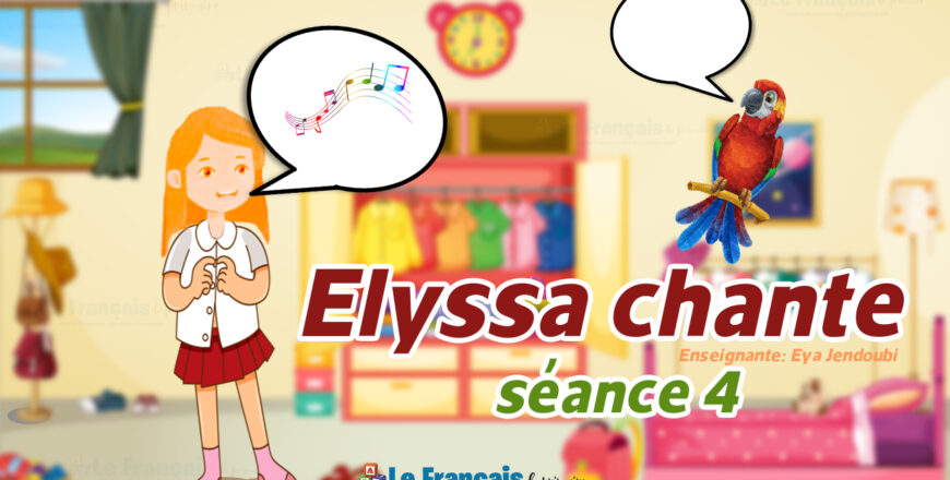 Elyssa chante 3ème année